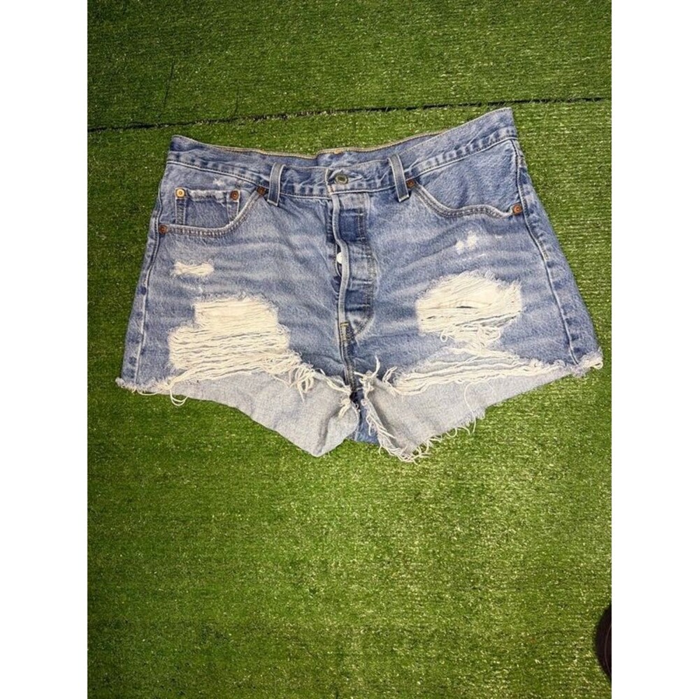 Levi’s blue Jean shorts